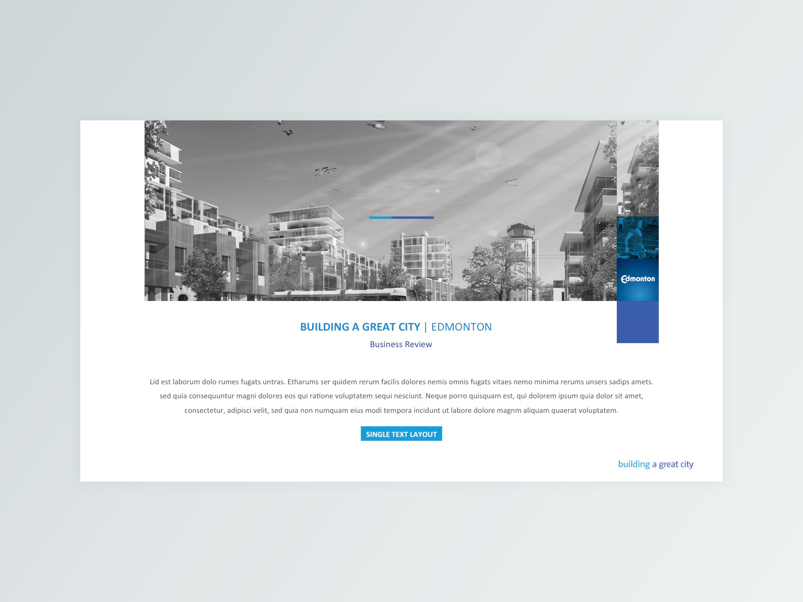 Building a Great City, 6